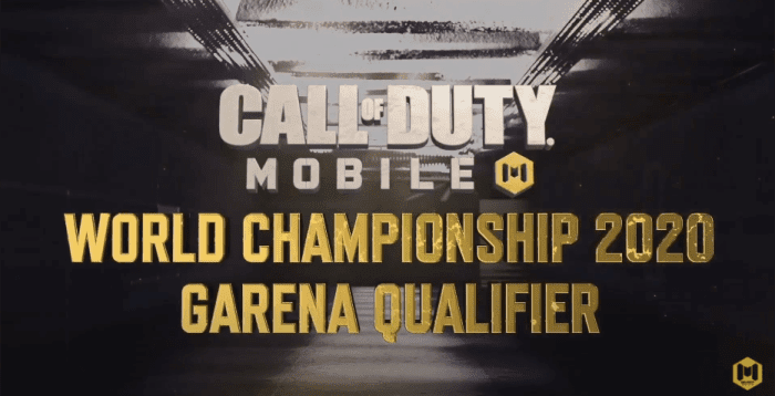 COD Mobile World Championship Garena Qualifiers