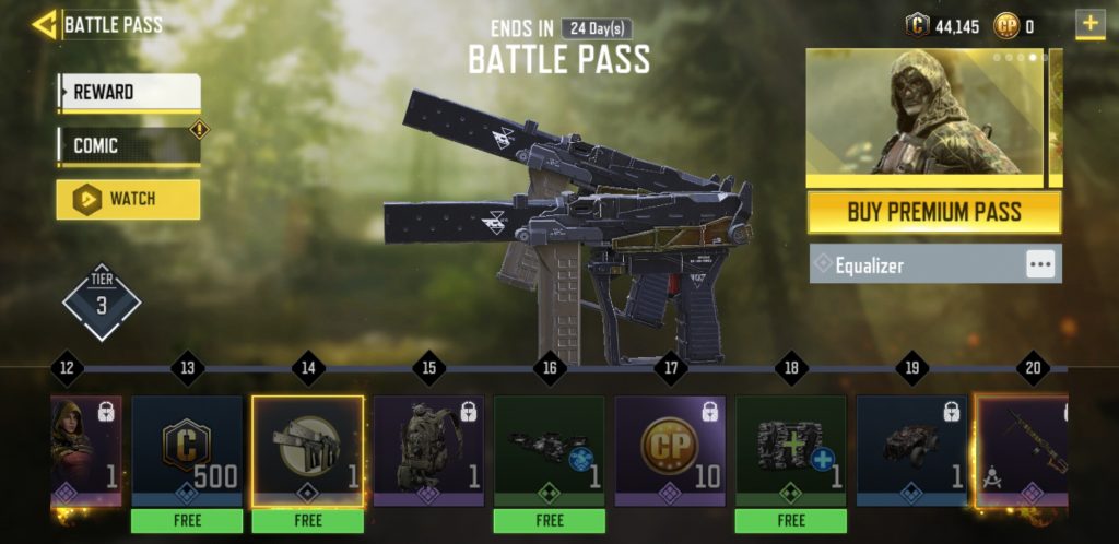 Equalizer Operator Skill in COD Mobile Battle Pass