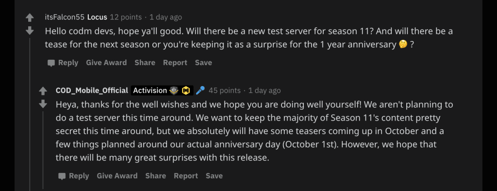 COD Mobile Season 11 Anniversary Update