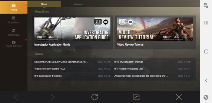 How to Apply for Video Review Investigator in PUBG Mobile