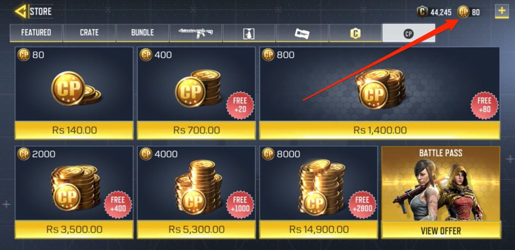 Buy COD Points in Call of Duty: Mobile