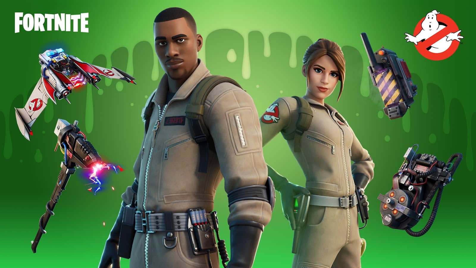 The Ghostbusters in Fortnite