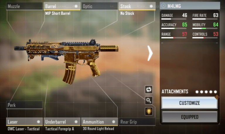 M4LMG Loadout - COD Mobile