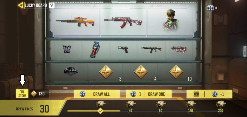 Exchange store in COD Mobile with Epic M21 EBR - Citrine