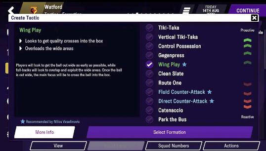 Football Manager 2021 Mobile tactics and strategies