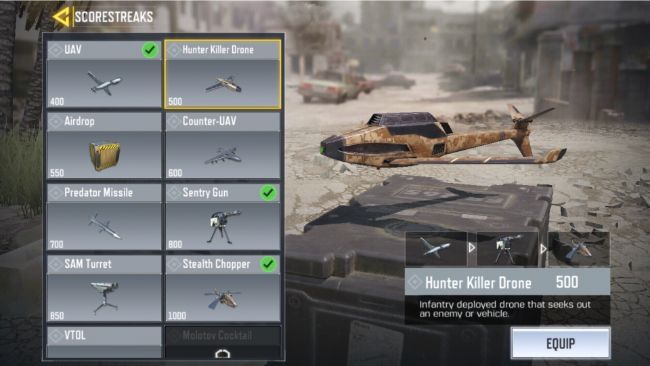 Hunter Killer Drone scorestreak in COD Mobile