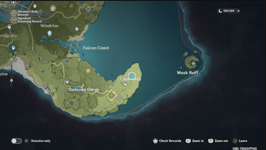 musk reef map in genshin impact