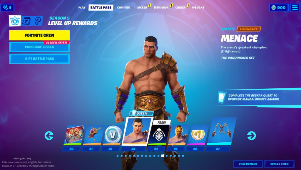 Outfit -Menace | Fortnite Season 15 Rewards