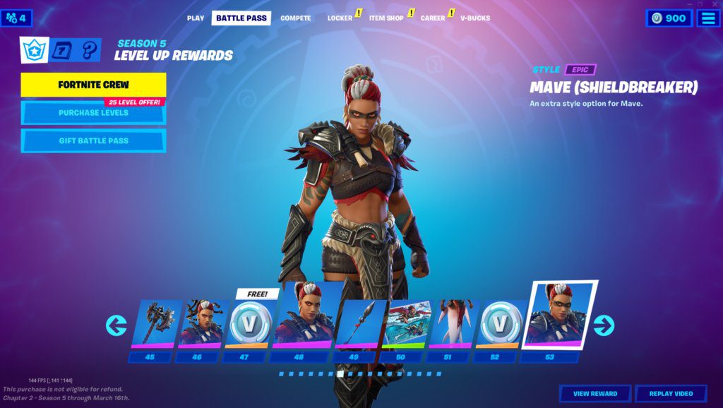 Style - Mave | Fortnite Season 5 Rewards