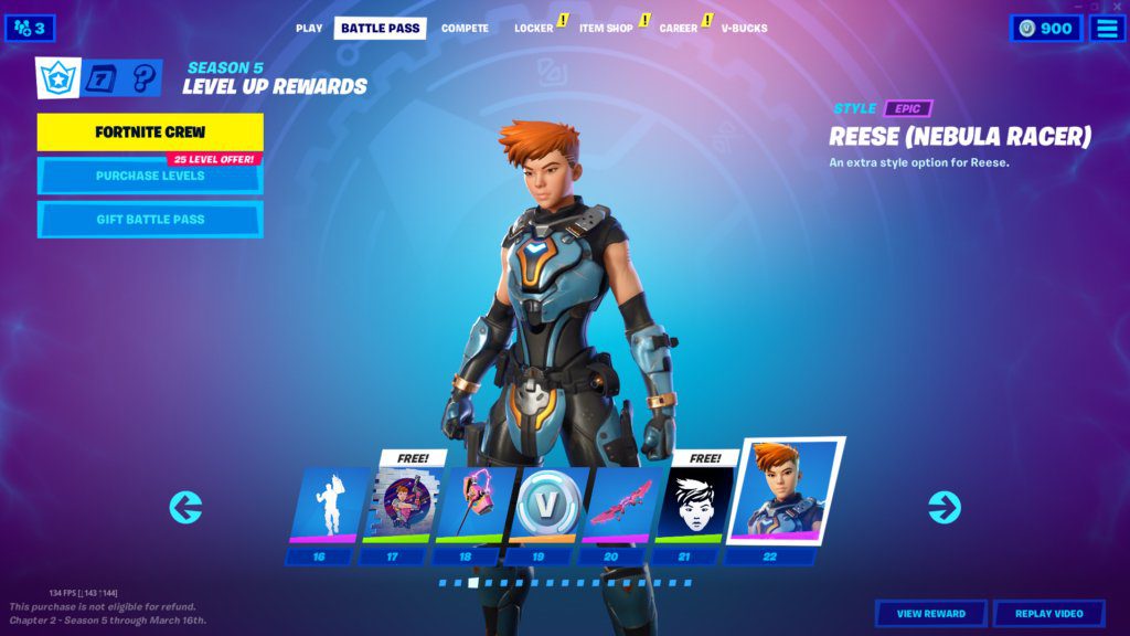 Style - Reese | Fortnite Season 5 Rewards