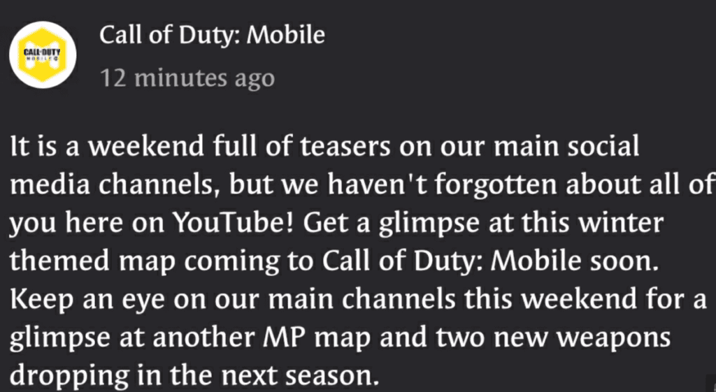 teaser cod mobile new weapons