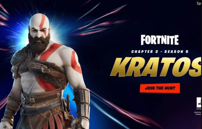 kratos skin fortnite
