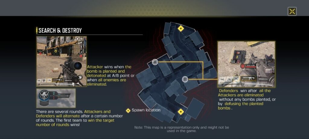 Search and Destroy mode - Overview