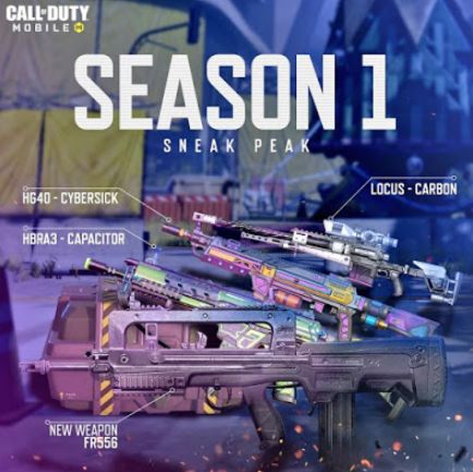 Epic Gun Skins | COD Mobile Season 1 battle pass rewards