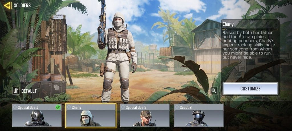 Charly Character skin in COD Mobile Season 2 2021