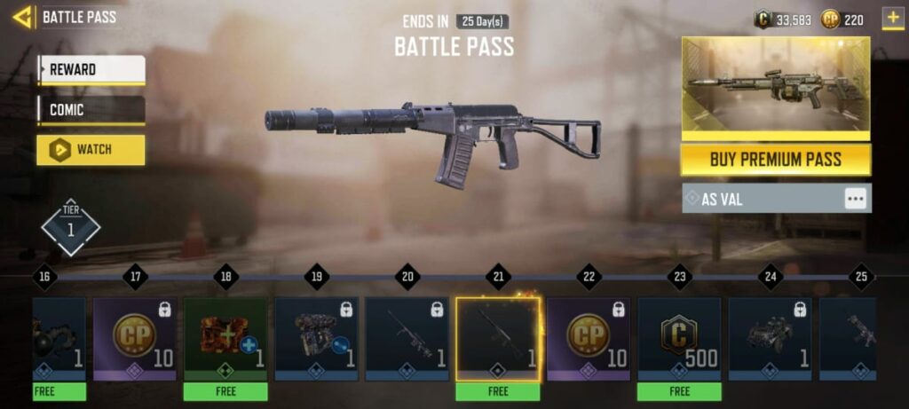 How to unlock the AS VAL assault rifle in COD Mobile