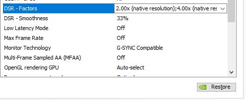 dsr method for jagged edges nvidia