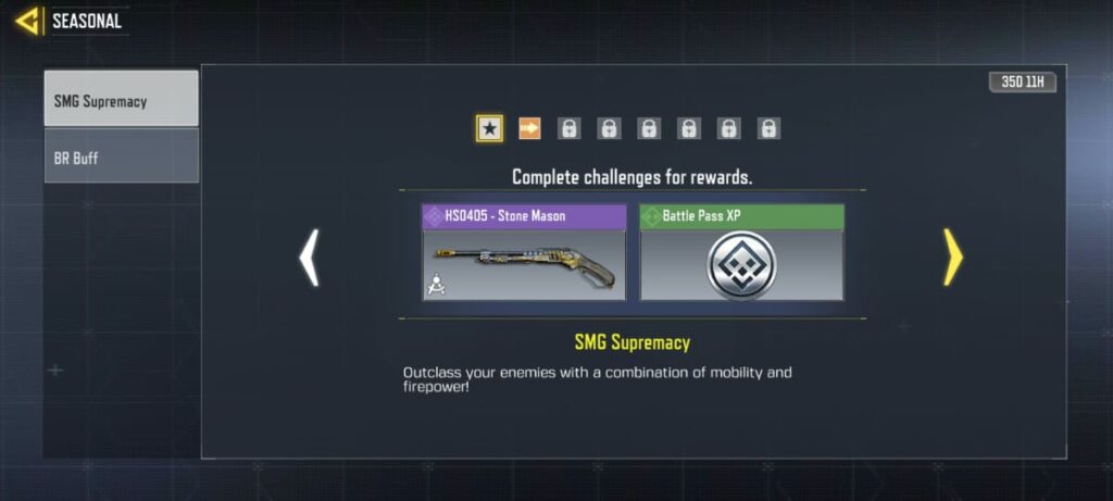 SMG Supremacy Event with HS0405 - Stone Mason as reward