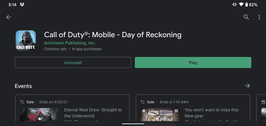 Call of Duty: Mobile - Google Play Store