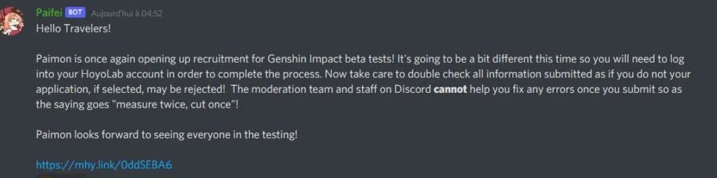 Genshin Impact 1.7 Beta