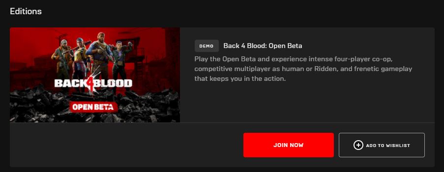 back 4 blood open beta xbox download