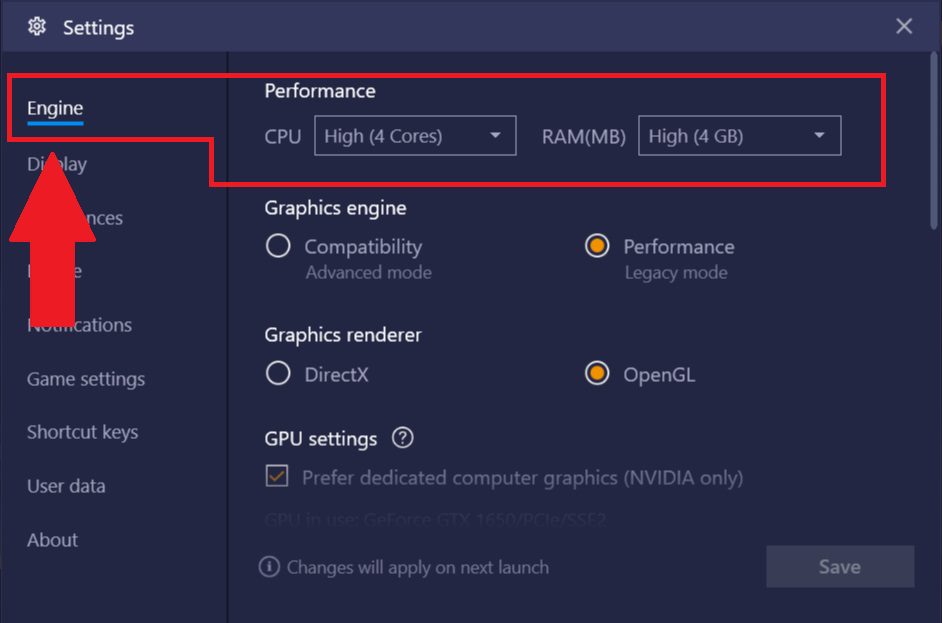 Blue Stacks optimization