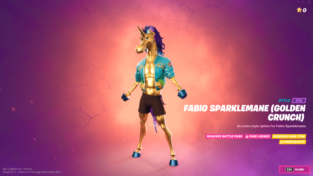 Fabio Sparklemane Gold CrunchVariant