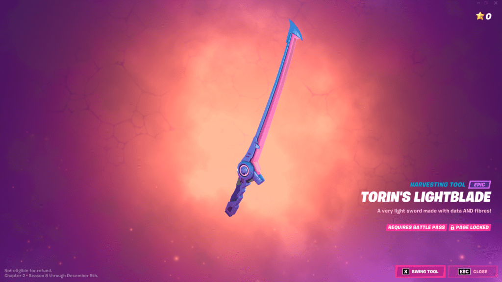 Fortnite Torin's Lightblade