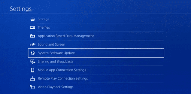 PS4 Firmware Update