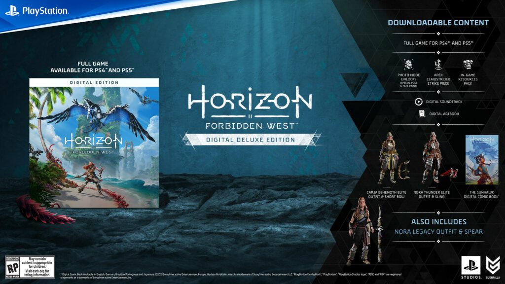 Horizon Forbidden West Digital Deluxe Edition