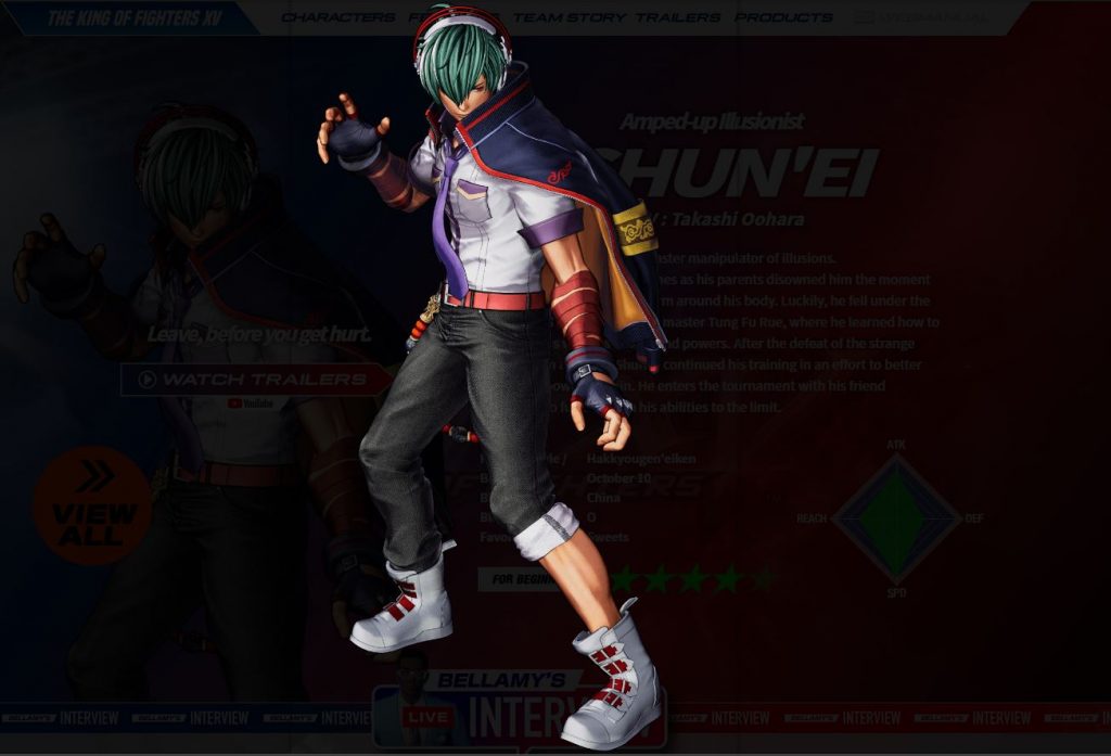 King of Fighters XV Character