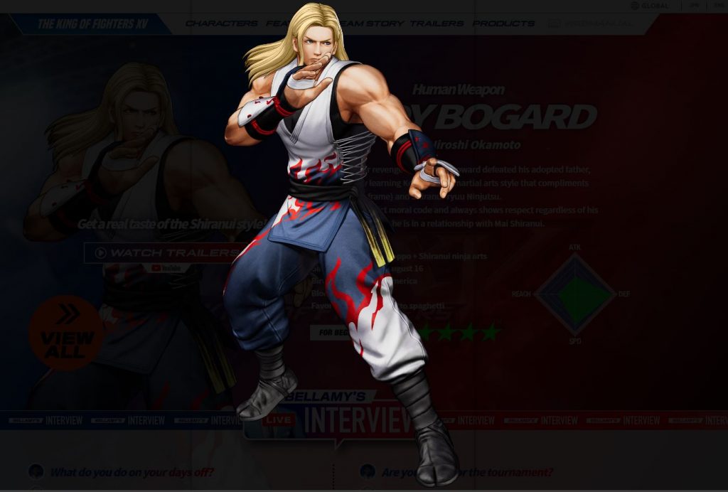 King of Fighters XV Character