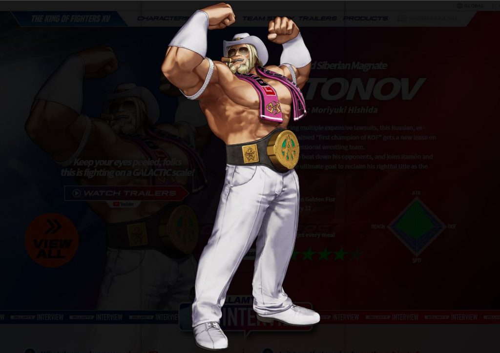 King of Fighters XV Character