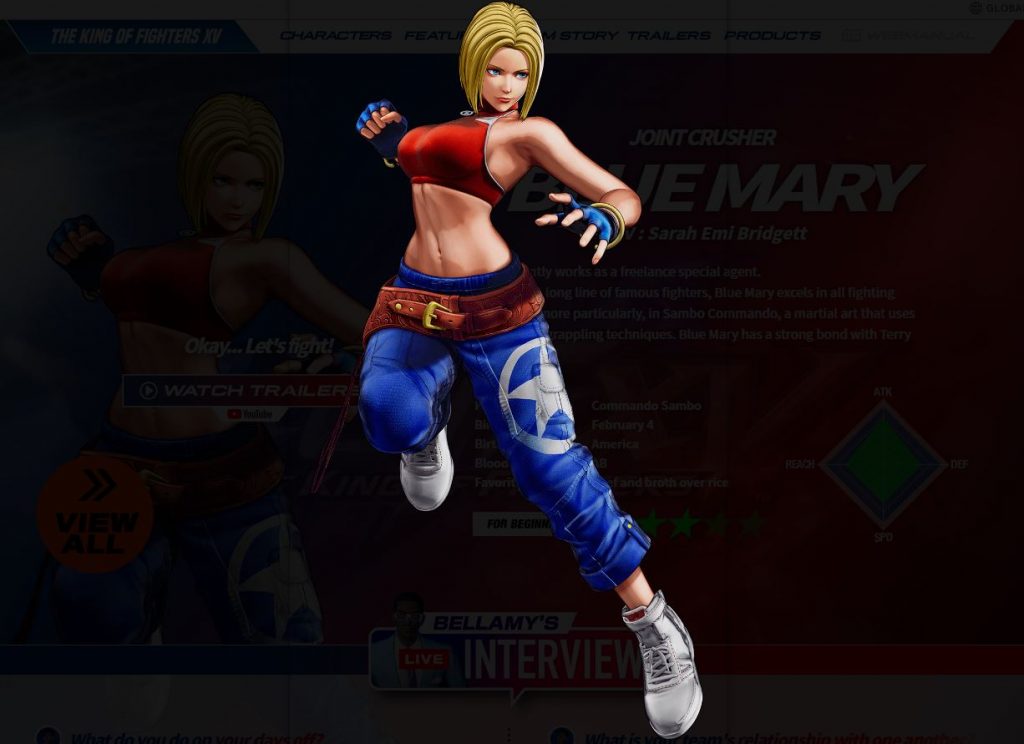 King of Fighters XV Character