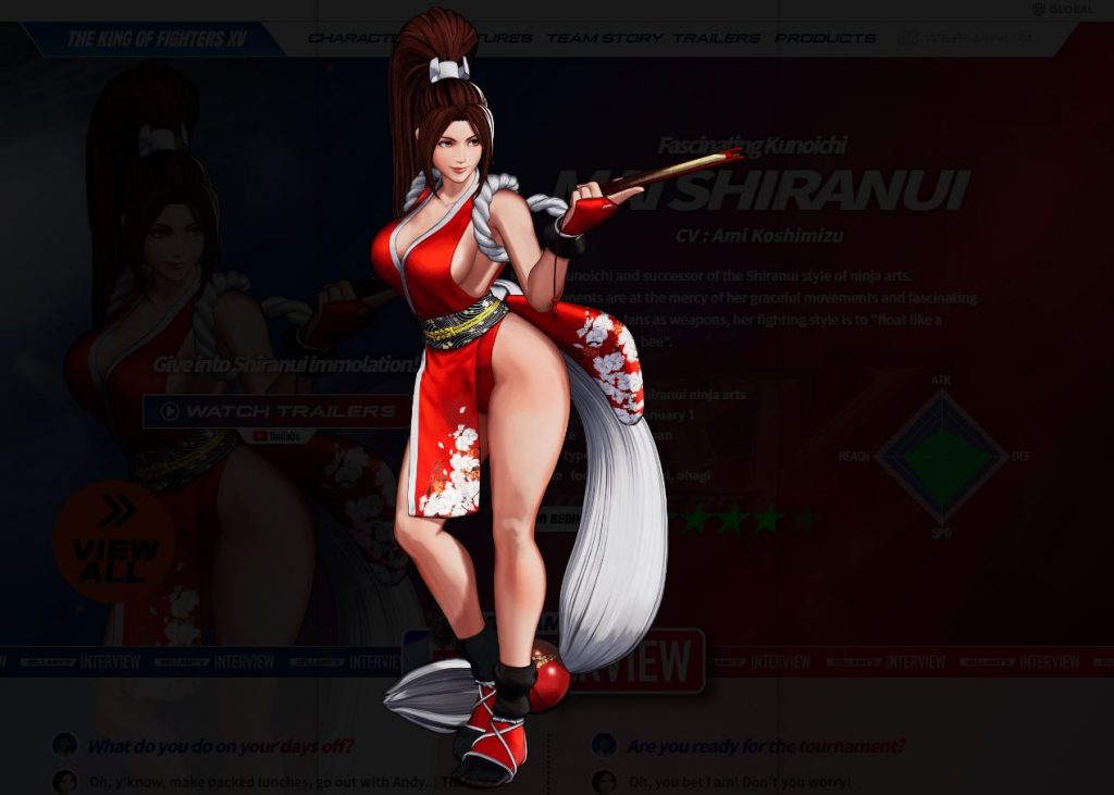 King of Fighters XV Character