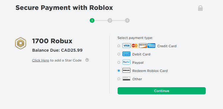 Roblox Gift Card