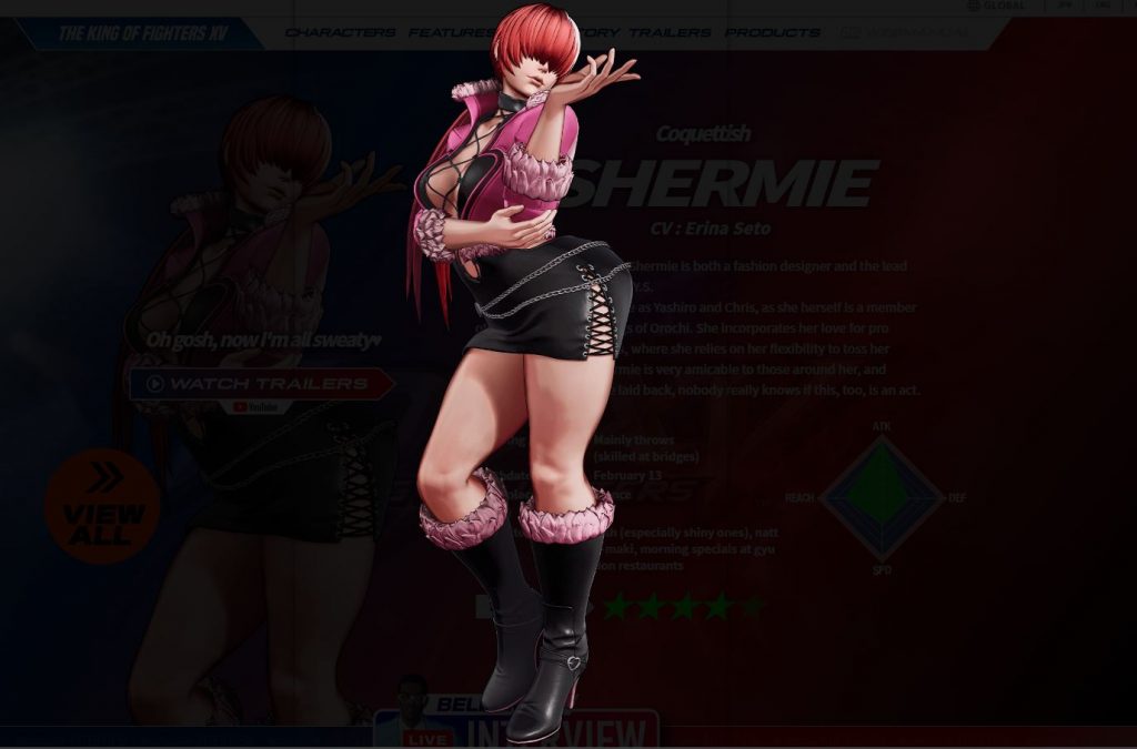 King of Fighters XV Character