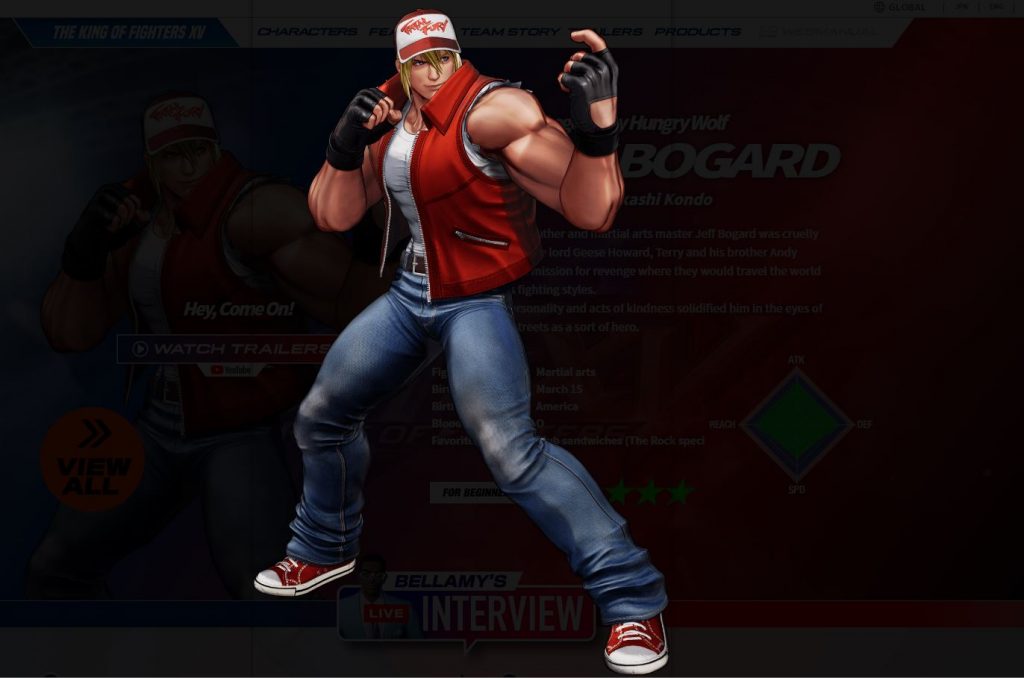 King of Fighters XV Character