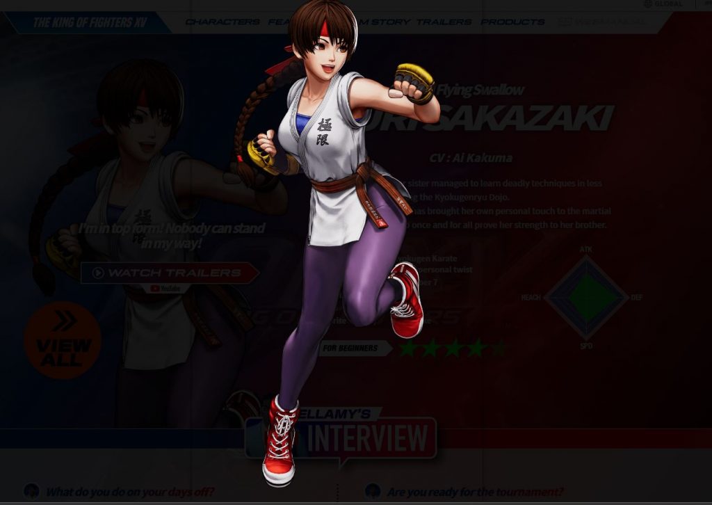 King of Fighters XV Character