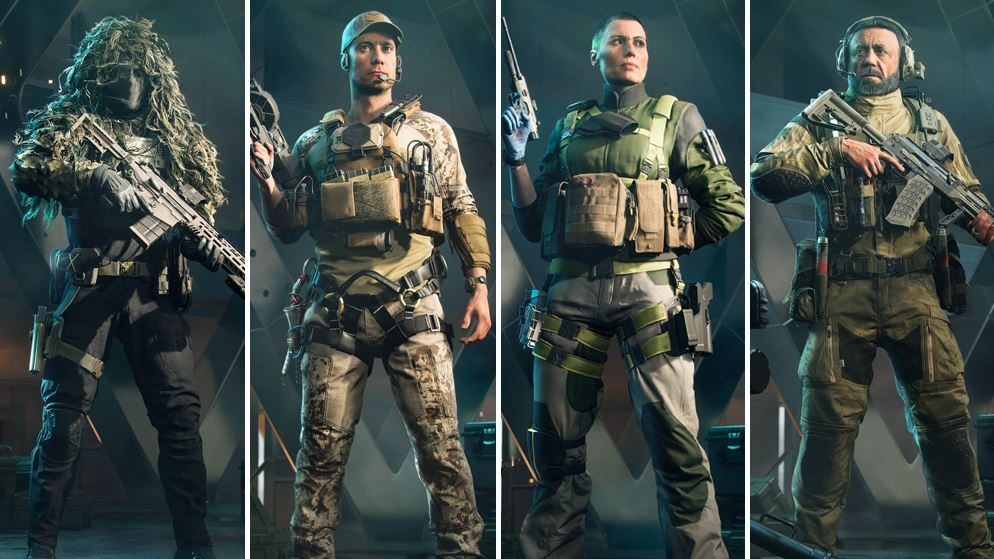 Battlefield 2042 Specialists From Alpha