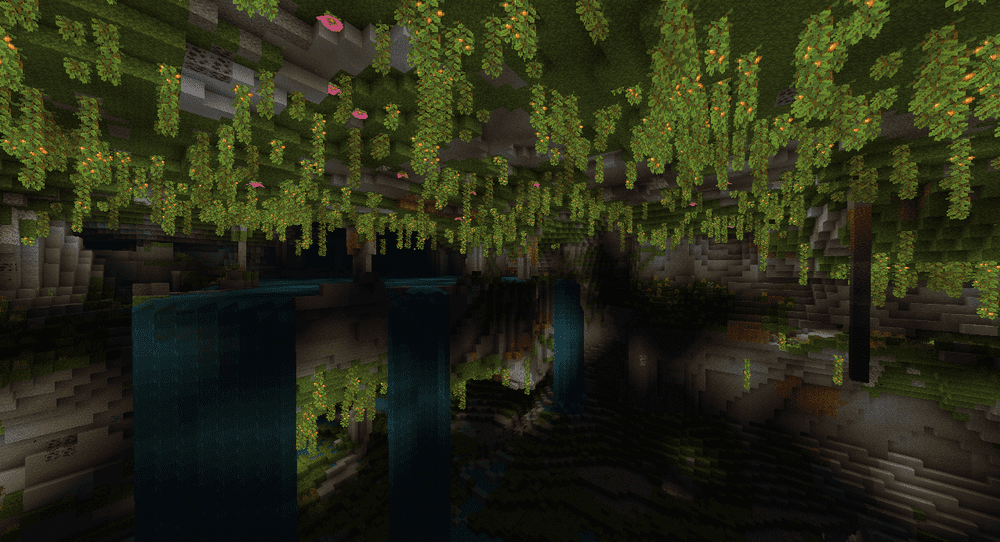 Lush caves