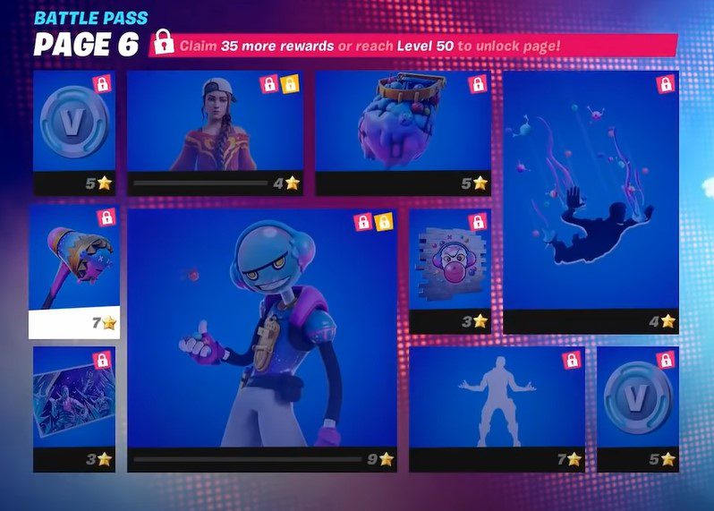 All Fortnite Chapter 3 Battle Pass Rewards