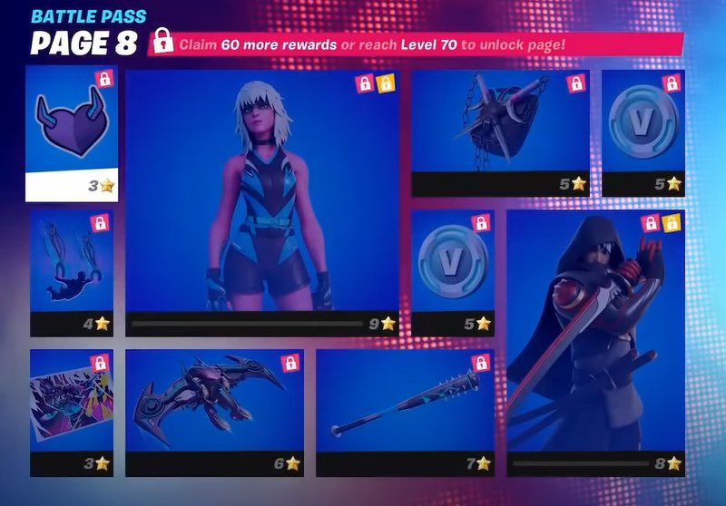 All Fortnite Chapter 3 Battle Pass Rewards