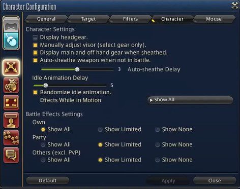 Best FFXIV UI Settings