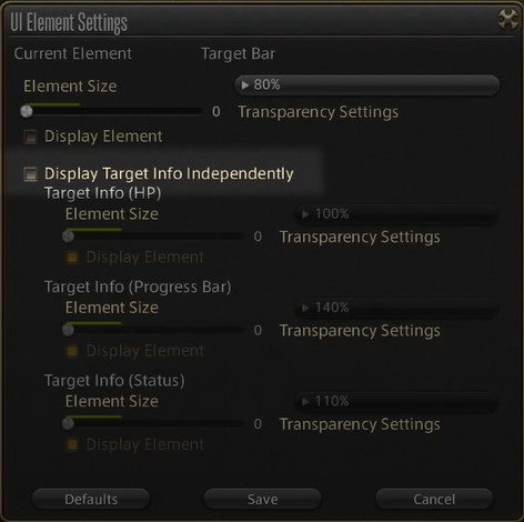 Best FFXIV UI Settings