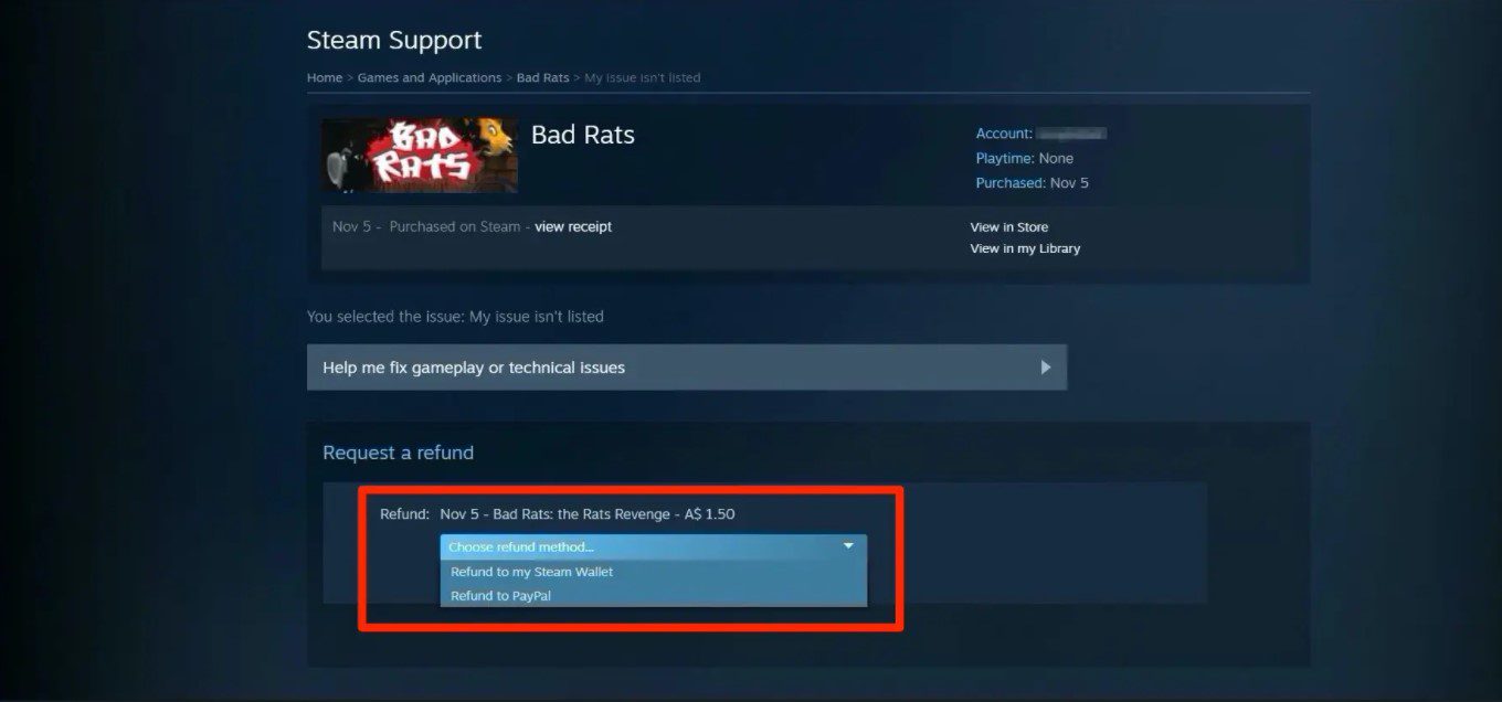How to Get Steam Refunds