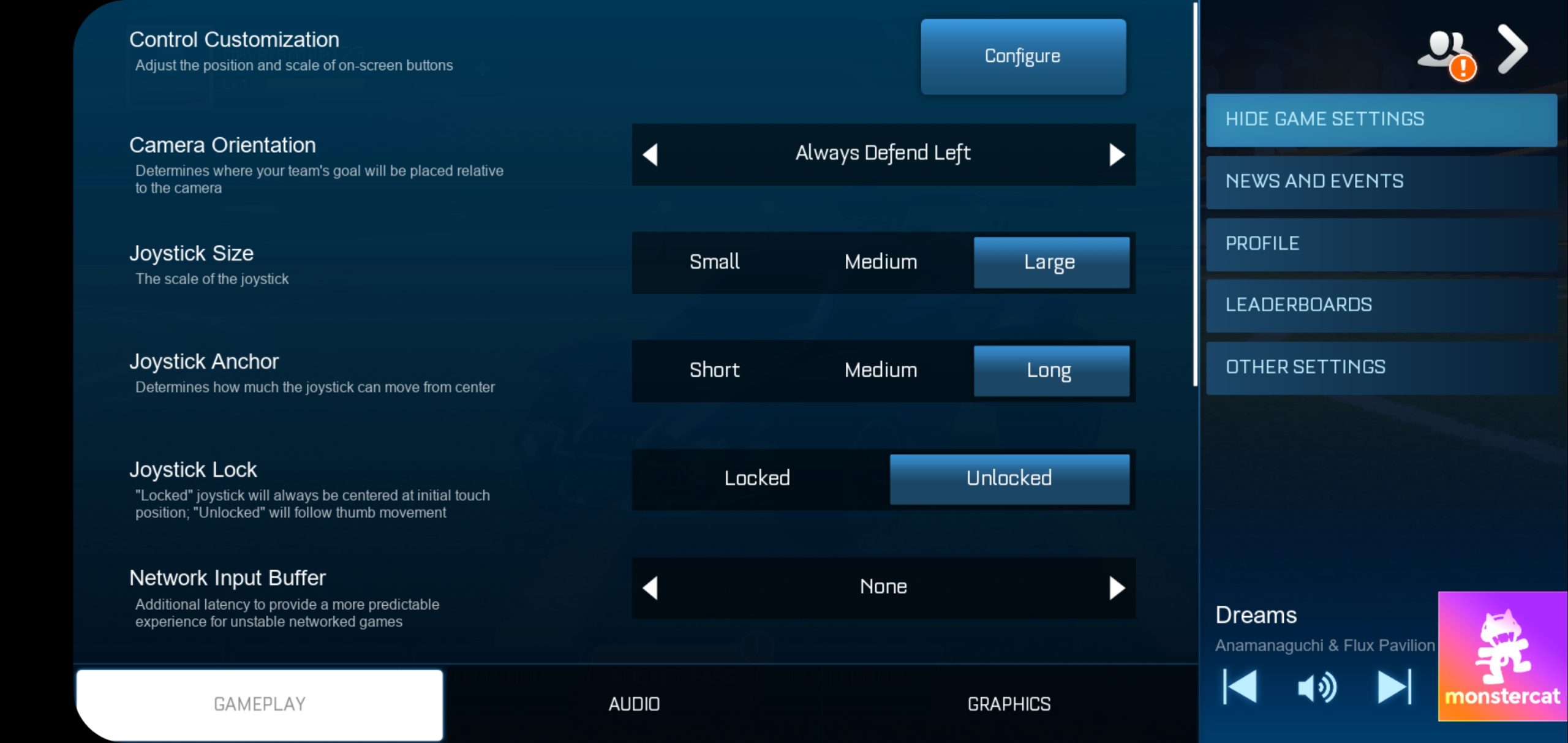 Best Rocket League Sideswipe Settings Guide