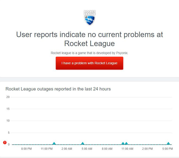 Check Rocket League Server Status