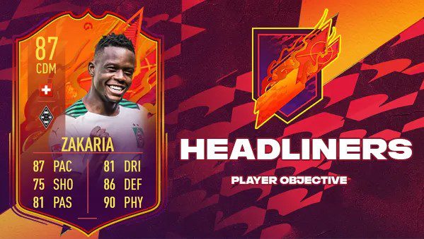 How to Complete Headliners Denis Zakaria Objectives in FIFA 22