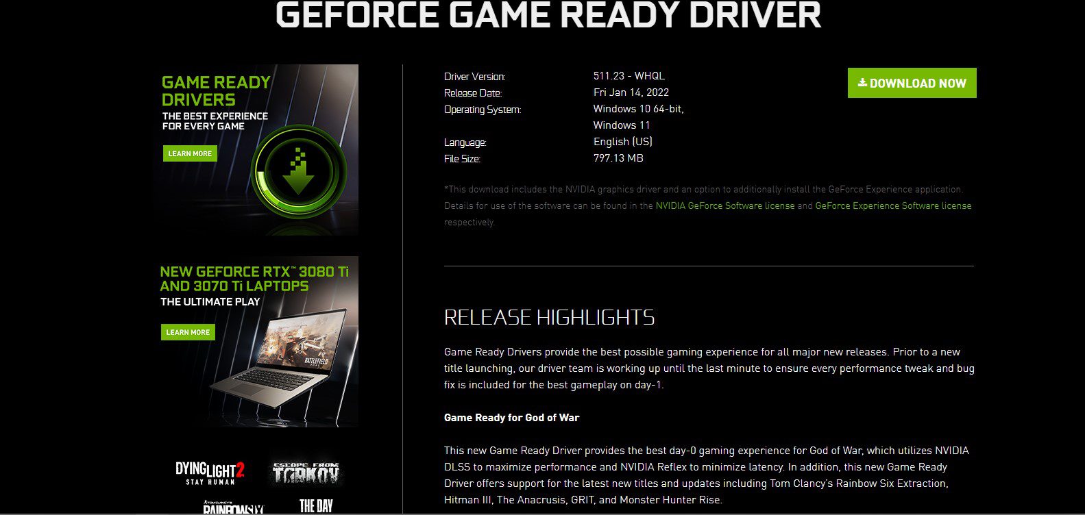 How to Download NVIDIA GeForce Driver for God of War